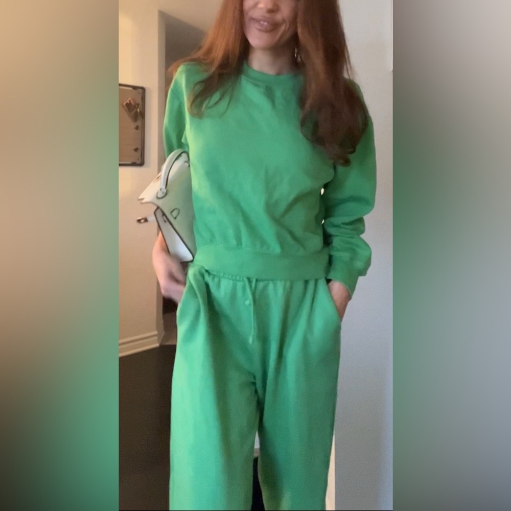 Zara Green sweatpants - Picture 5 of 7